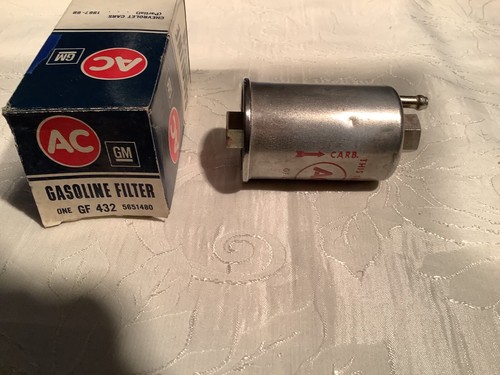 AC Delco GF 432 Fuel Filter Original NOS i Corvette Chevelle, Camaro, Pontiac - Picture 5 of 6