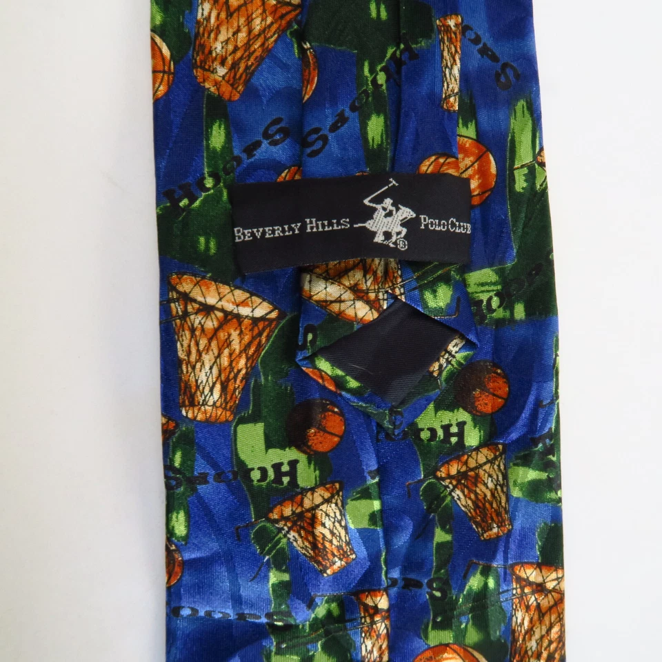 Aros de baloncesto Beverly Hills Polo Club corbata para hombre 56x3,75 deportes coloridos Foto 3 de 4