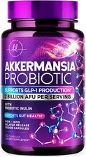 Akkermansia Muciniphila Probiotic Supplement with Inulin Fiber - 2 Billion AFU