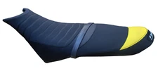 Seat Cover Sea-Doo SPARK 2-UP (14-22) Black/Yellow Carbon Fabric Soft FMX COVERS