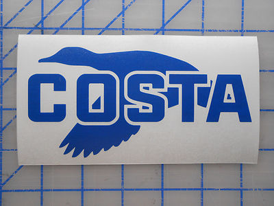 Costa Del Mar Duck Aufkleber 5.5'' 7.5'' 11'' Vinyl Sticker Auto- / Boot-Set