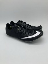 Nike Zoom Superfly Elite Black White Spikes 835996-017 Men's Size 8-9