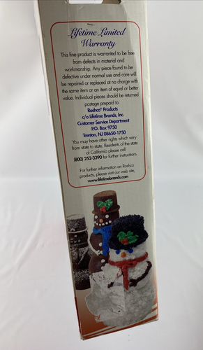 Snowman 3-D Silicone Cake Molds Pans Non-Stick Frames Baking Decorations - K - Picture 10 of 10