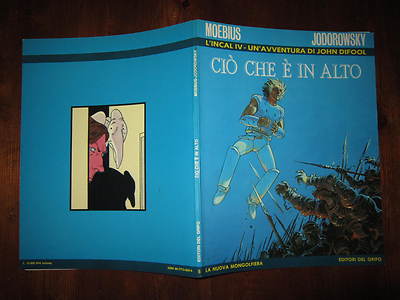 MOEBIUS L'INCAL IV CIO' CHE E' IN ALTO N°5 EDITORS DEL GRIFO NOVEMBER 1987