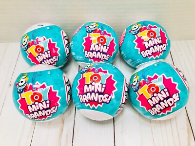 Zuru 5 Surprises Toy Mini Brands Lot of 6 Balls Brand New Never Opened Toys 