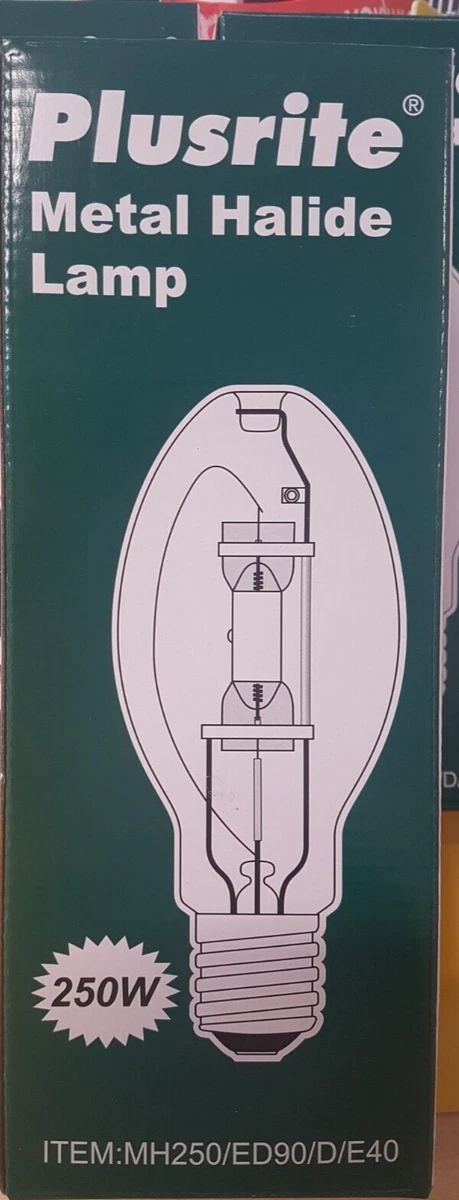 Plusrite metal cheap halide lamp