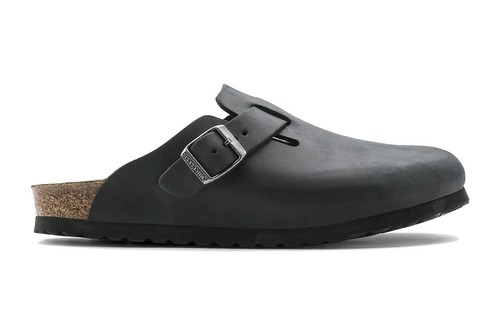 Birkenstock Boston Oiled Leather Clog (Black), Women's Sandals & Clogs, Shoes & - Picture 2 of 8