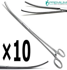 10  Pean Rochester Curved Forceps 12" Hemostat Surgical Premium Instruments