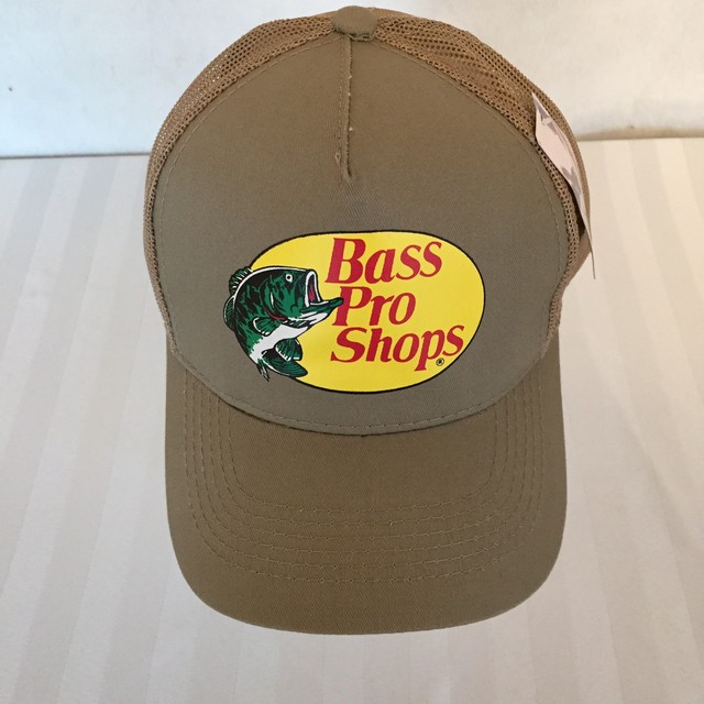 Bass Pro Shops NWT Baseball cap hat (H112) Beige Snapback eBay