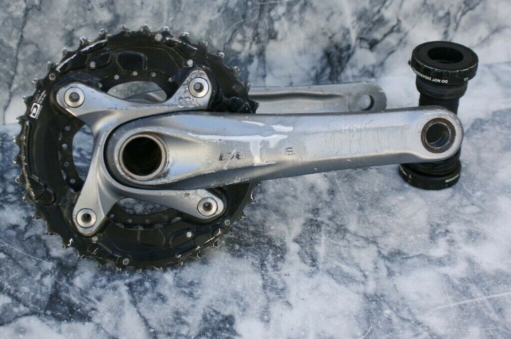 shimano xt double crankset