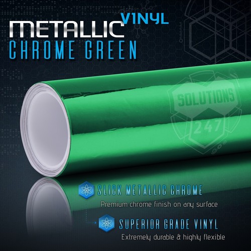 Chrome Mirror Vinyl Wrap Sticker Decal Sheet Roll Air Bubble Free Large Projects - Picture 3 of 9