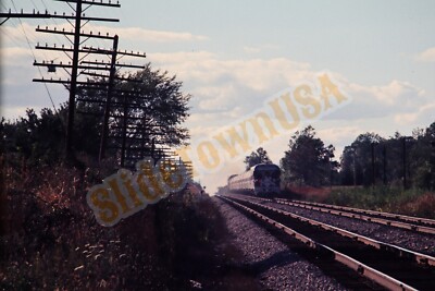 Vintage 1976 Train Slide 718 AMTK Amtrak Engine Jimmy Carter Special X4F096