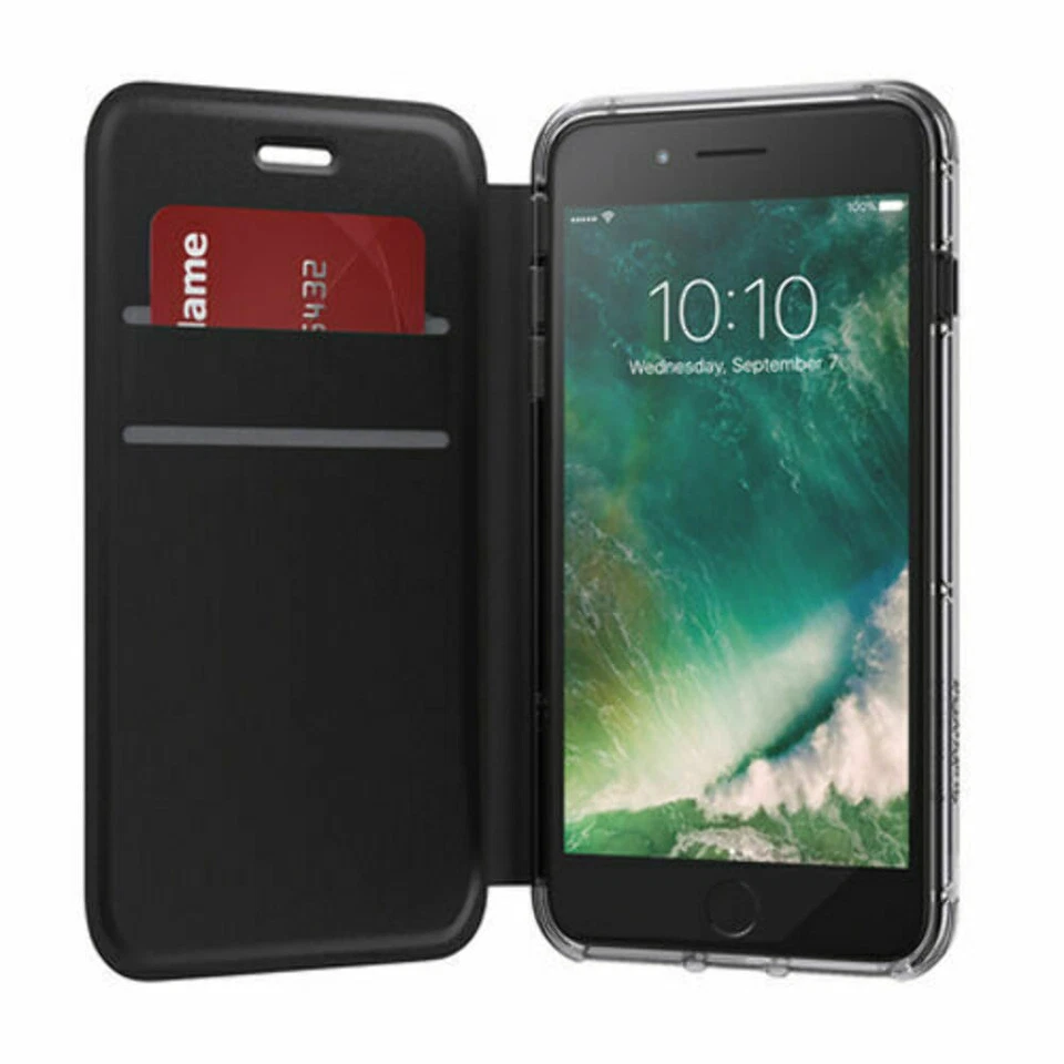 Original Griffin Survivor Clear Wallet Case for iPhone 6/6S Plus 7/8 Plus BLACK - Image 3 of 4