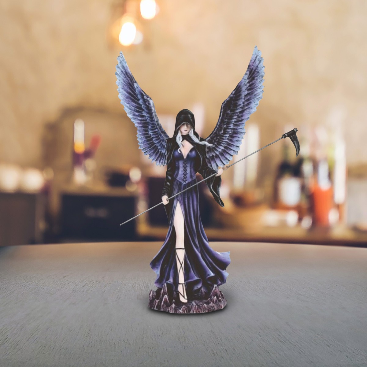 1/1？ FAIRY(フェアリー) FANTASY MODELS SERIES Dark Angel Black Fairy w/ Scythe Statue 12.25
