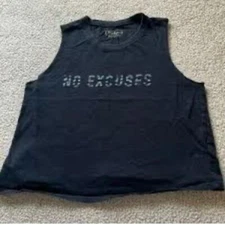 Miken Flow Black on Black No Excuses tank