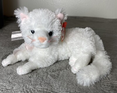 Ty Beanie Baby - BIANCA the White Cat (ORIGINAL VERSION) MINT with MINT TAGS