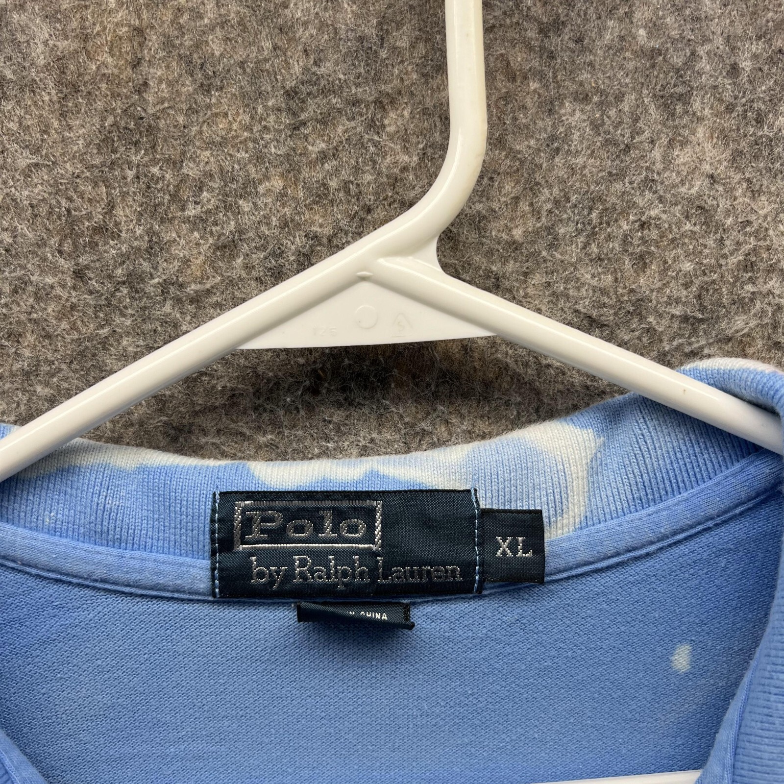 Polo Shirt Ralph Lauren uomo XL blu bambino casual pony rugby tasca