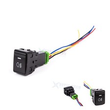 1pc 12V Push Button Switch w/LED Indicator Light Replacement For Nissan Altima