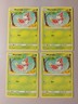 4x Wurmple 23/214 Pokemon card SM Lost Thunder common LP