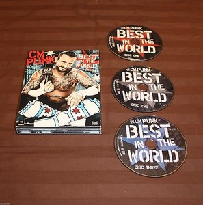 Wwe Cm Punk Best In The World Dvd 12 3 Disc Set Ebay