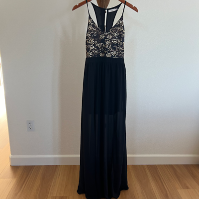 Lush Size S Sequined Lace-Bodice Halter Neck Cold Shoulder Sleeveless Dress | eBay Lush Size S Sequined Lace-Bodice Halter Neck Cold Shoulder Sleeveless Dress | eBay