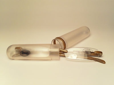 CIGAR COLOURS RIMLESS READERS +2.00 BROWN RIMLESS