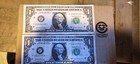 (2) One Dollar Bill Star Notes 2007 2017 Usa F6 Two Near MInt  — photo 1
