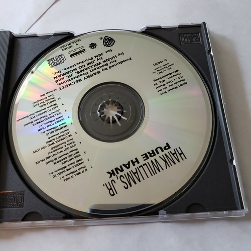 Pure Hank by Hank Williams Jr CD 1991 Curb Records Simple Man Pre-owned - Picture 4 of 5