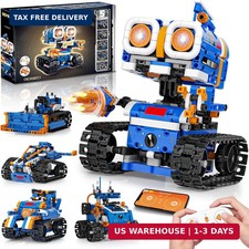 STEM Robot Building Kit, APP Remote Control Robotics for Kids Ages 8-12