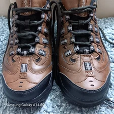 Nevados Anatomical Air Mens Leather Outdoor Hiking Boots Size 8 Brown