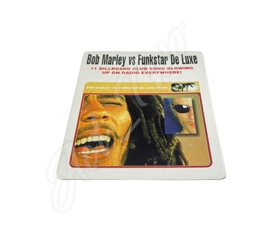 Vintage BOB MARLEY VS. FUNKSTAR DE LUXE REMIX 1999 Sun Is Shining Ad Promo Art