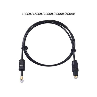 Digital Optical Audio Cable Easy to Use Sturdy for TV Speakers