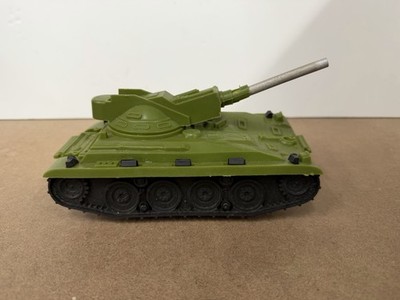 Vintage MPC Army T-92 Swivel-Turret Tank with Silver Tracks A - Andy Gard, Marx