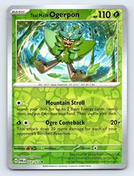 Teal Mask Ogerpon 024/167 Twilight Masquerade Reverse Holo Rare