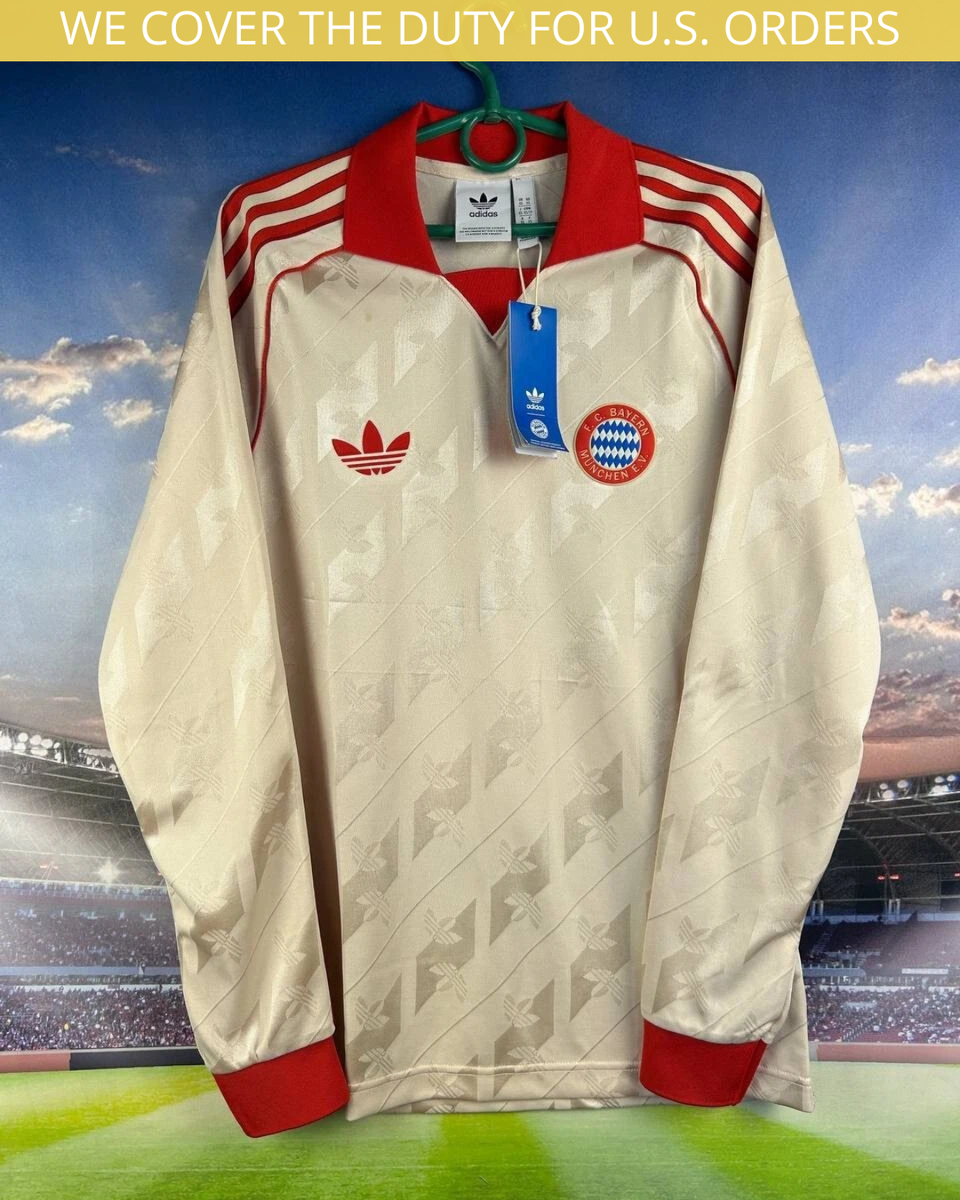 FCバイエルン  ロングスリーブジャージ　LFSTLR XL Bayern Munich Jersey Long Sleeve LFSTLR Football Soccer Shirt