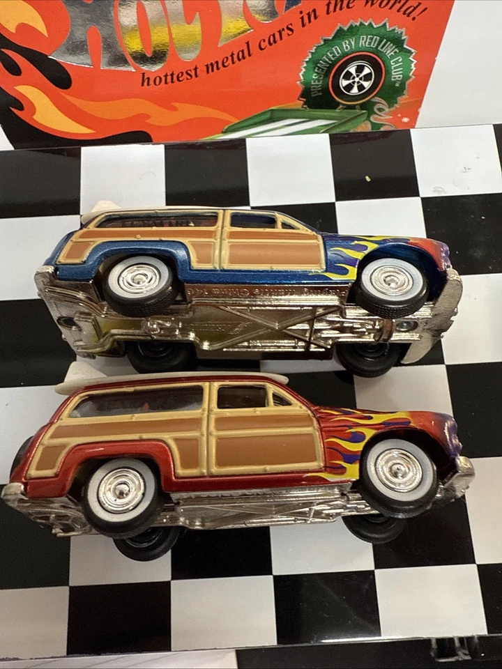 HOT WHEELS Lexmark Johnny Lightning 2 Cars Woodie Surfin 🔥 Combined Shipping - Image 3 of 4
