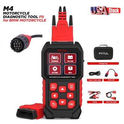 Motorcycle Diagnostic Scan Tool OBD2 Code Reader Fit For BMW w/Oil Service Reset