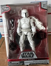 Disney Star Wars Boba Fett White Prototype Elite Series Die Cast Sealed