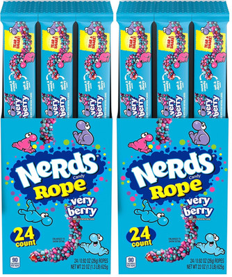 Rope Candy, Very Berry, 0.92 Ounce Ropes (Pack of 48)