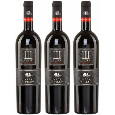 Domain Mega Spileo Cuvée III 3x 0,75l rot trocken Cavino | Griechischer Rotwein