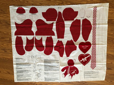 New Cranston Valentine Teddy Bear Love Cut  Sewing Fabric