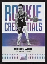 2017-18 Panini Status Derrick White Rookie Credentials #8 Card