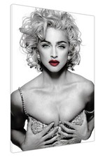 Pop Diva Madonna Lips Canvas Wall Art Poster Living Room Bedroom Office Decor