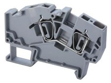 4Pcs AS6 DIN Rail Terminal Blocks DIN Term Blk, Spring, Feed-Thru