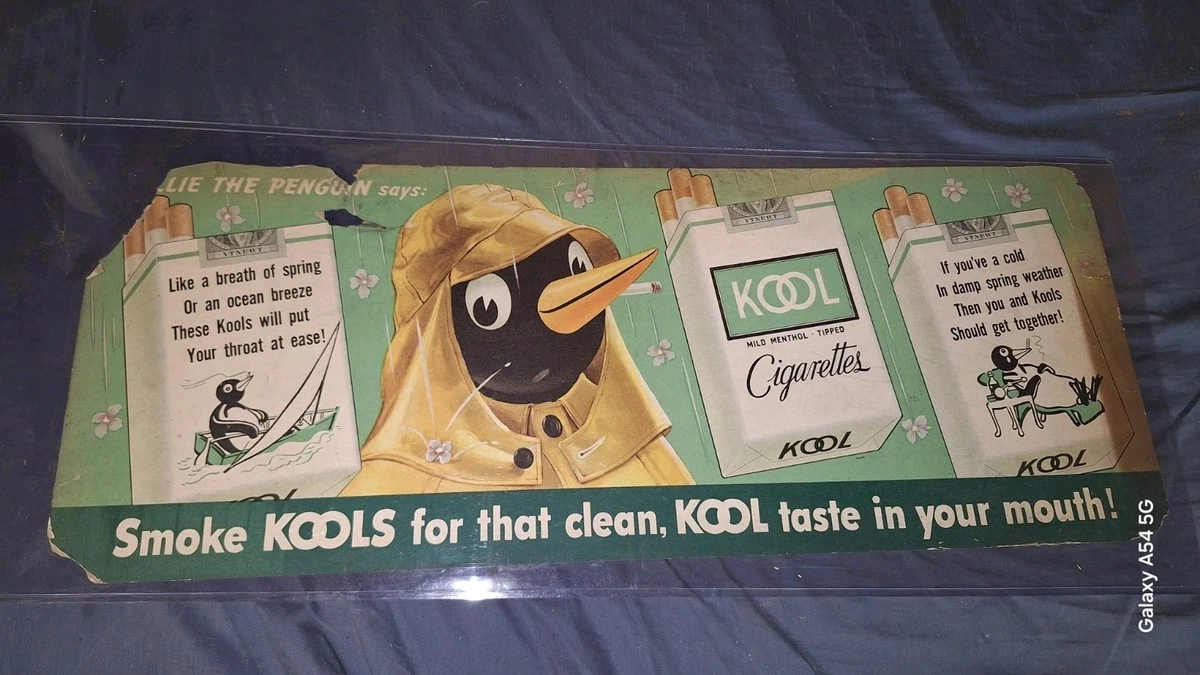 Kool Penguin Indiana Collectible Tobacco Signs for sale | eBay