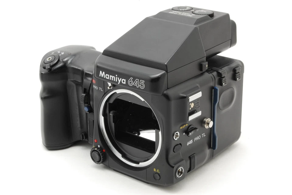 [EXC+5] Mamiya 645 Pro TL AE Finder Cuerpo de cámara fotográfica 220 Película trasera de JAPÓN Foto 3 de 4