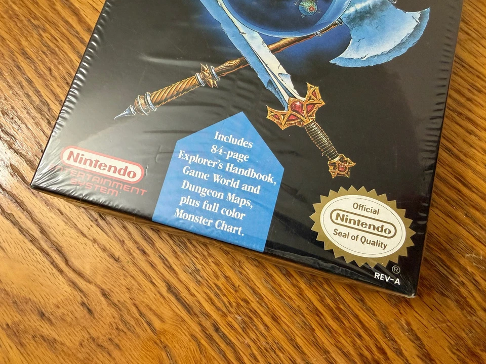 rpg Final Fantasy complete in box seal nintendo nes maps/charts factory MINT - Image 3 of 4