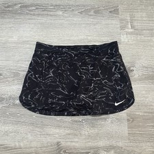 Nike Court Dri-FIT Tennis Pickleball Skort Black Grey Women's Small 30x2.5