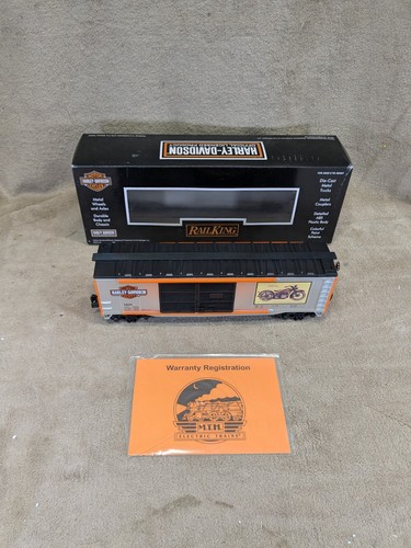 Coche de caja doble puerta MTH 30-74472 Harley-Davidson calibre O RailKing 40' | Zustand: New