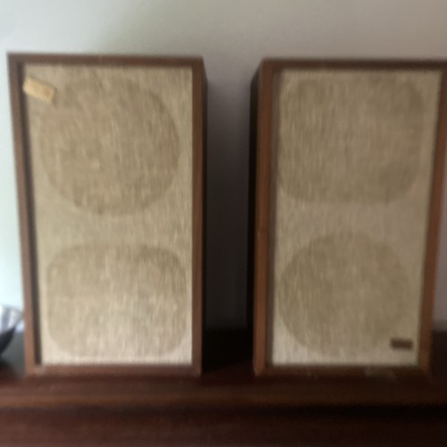 Acoustic Research Model AR-2AX Wooden Speakers Pair Of 2 - Tested Working 